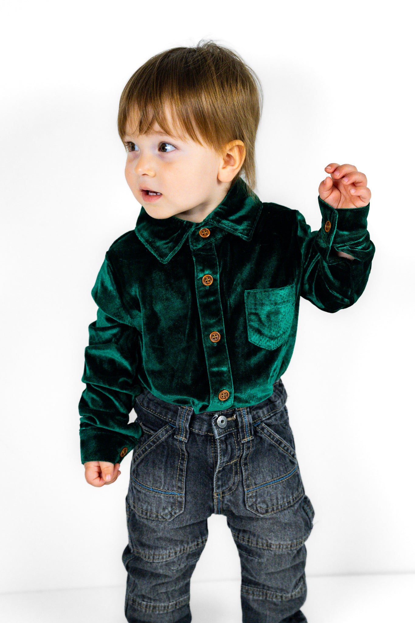 Festive Fairytale Crushed Velvet Shirt
