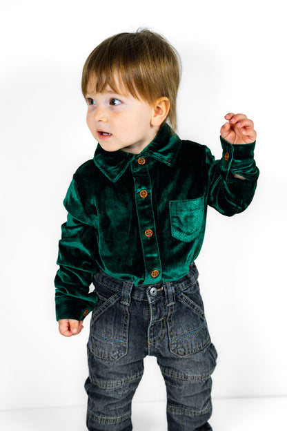 Festive Fairytale Crushed Velvet Shirt