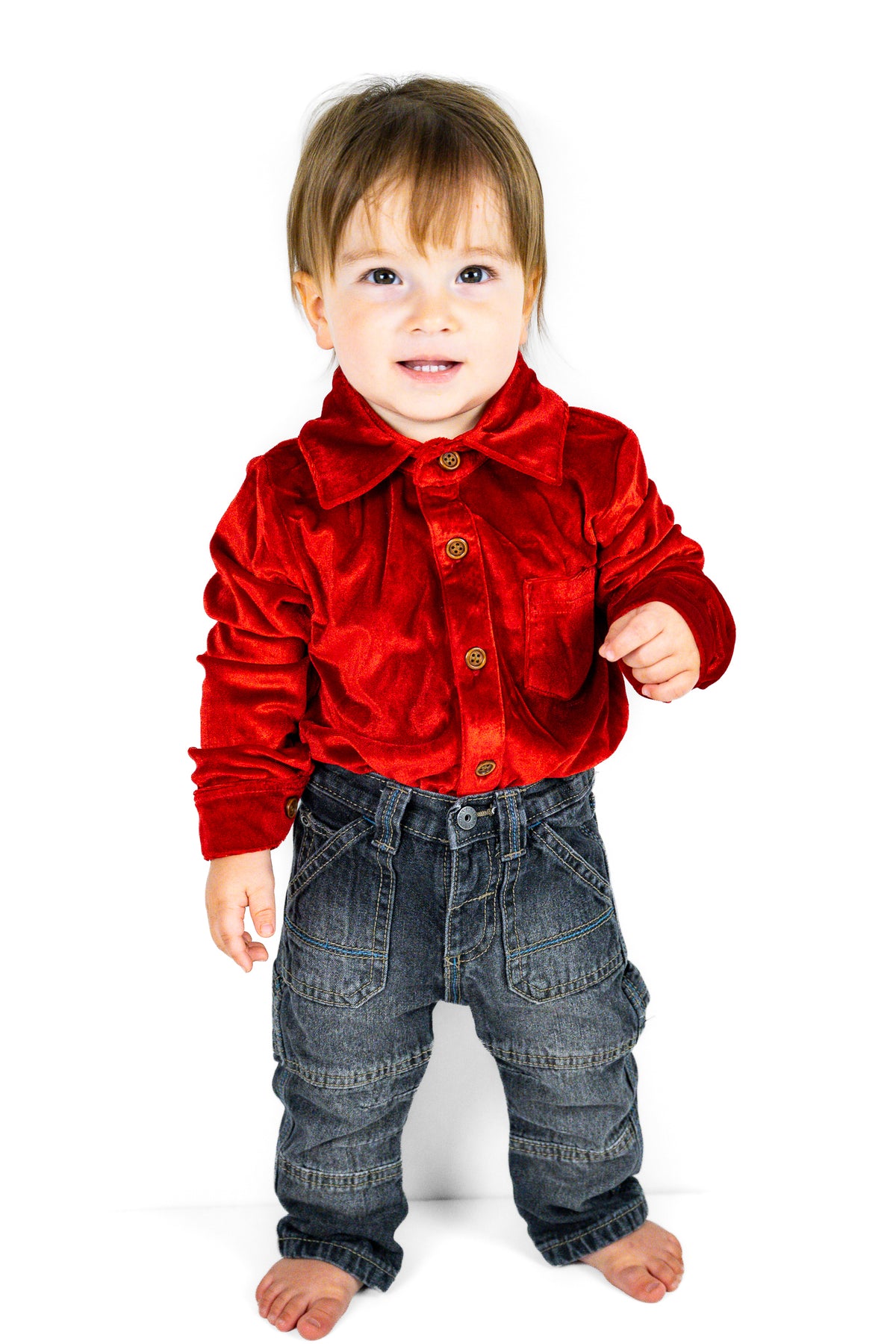 Festive Fairytale Crushed Velvet Shirt