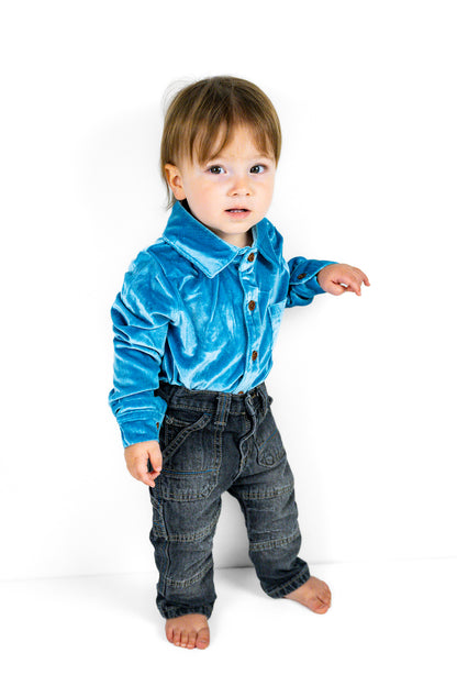 Festive Fairytale Crushed Velvet Shirt