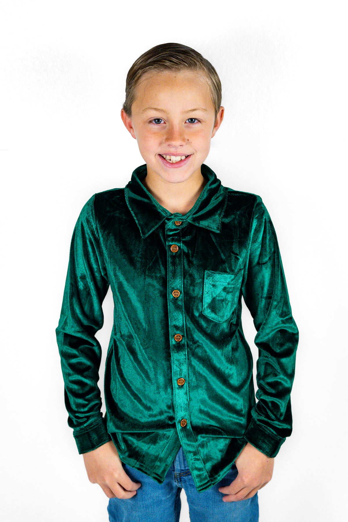 Festive Fairytale Crushed Velvet Shirt