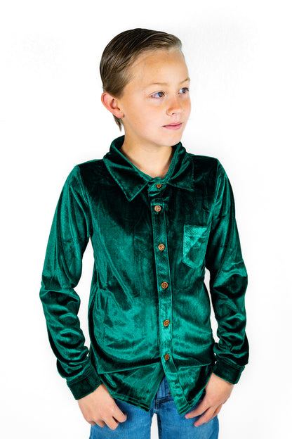 Festive Fairytale Crushed Velvet Shirt