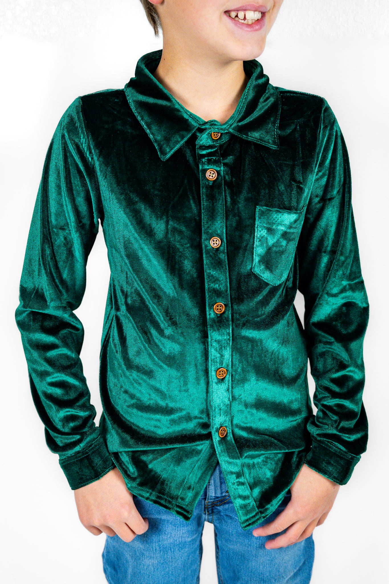 Festive Fairytale Crushed Velvet Shirt