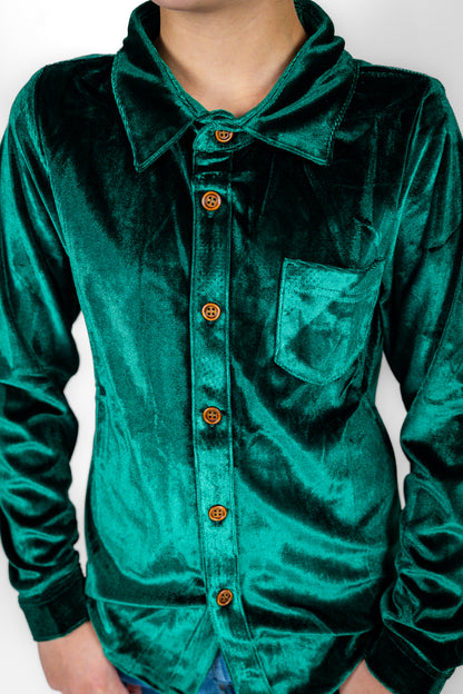 Festive Fairytale Crushed Velvet Shirt