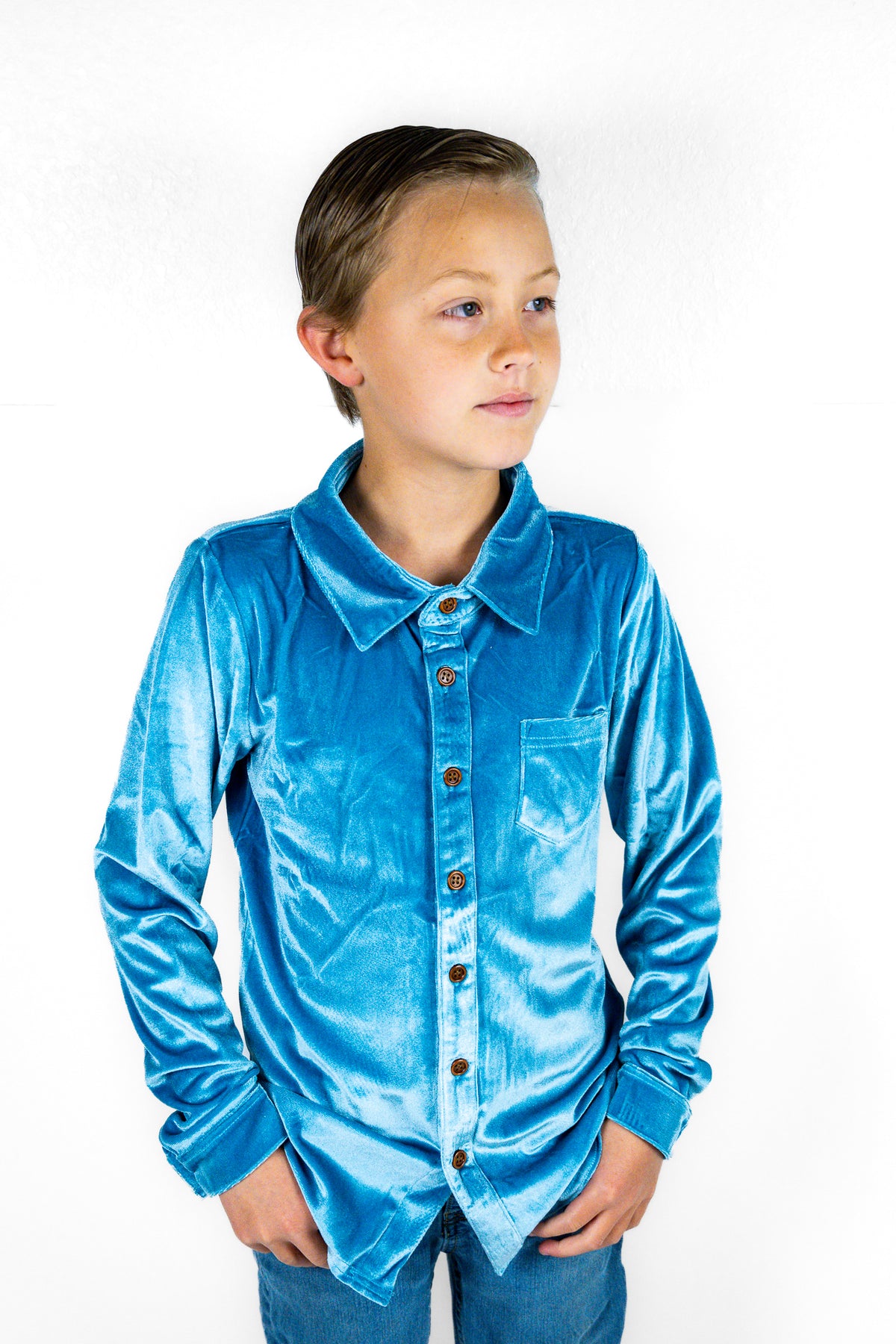 Festive Fairytale Crushed Velvet Shirt