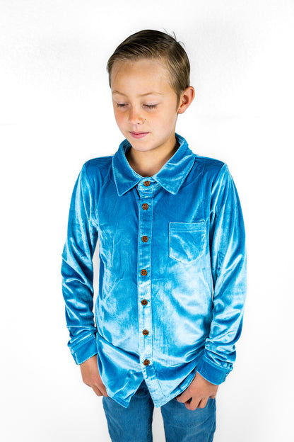 Festive Fairytale Crushed Velvet Shirt