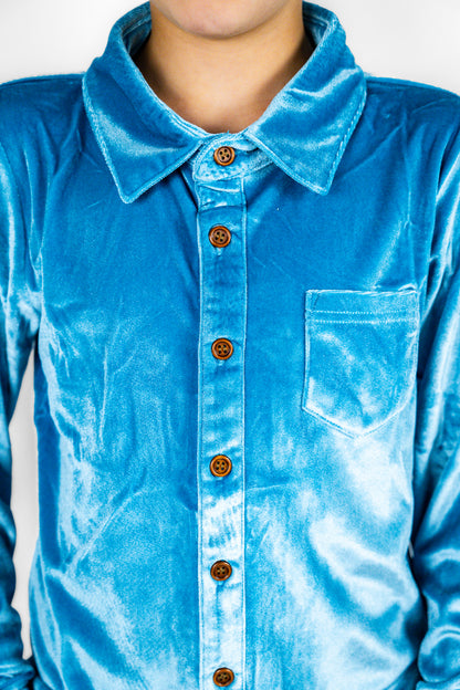 Festive Fairytale Crushed Velvet Shirt