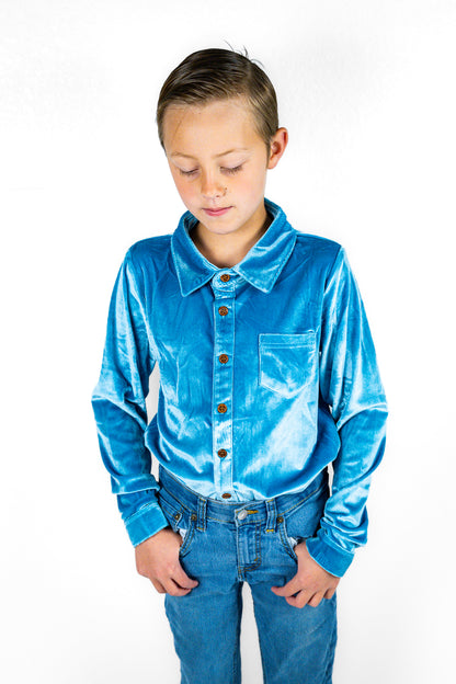 Festive Fairytale Crushed Velvet Shirt