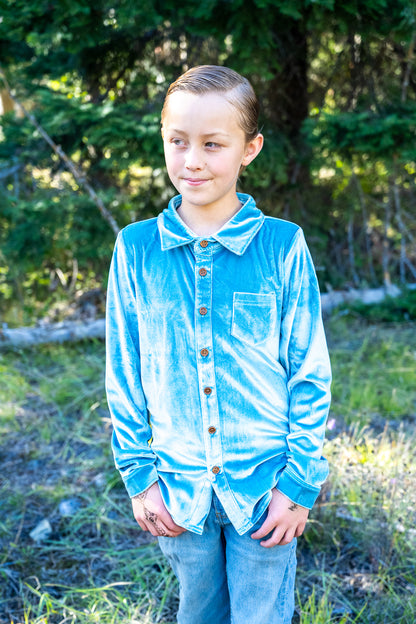 Festive Fairytale Crushed Velvet Shirt