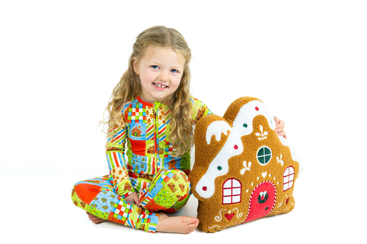 Gingerbread House Pillow