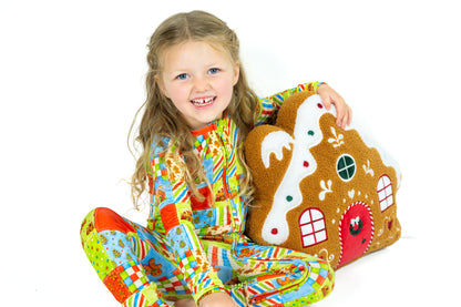 Gingerbread House Pillow