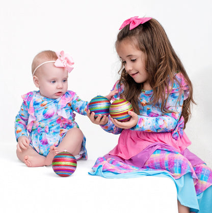 Ruffle Long Sleeve Twirl