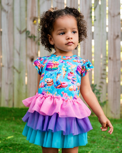 Coming soon. Mia Twirl Dress with Bodysuit