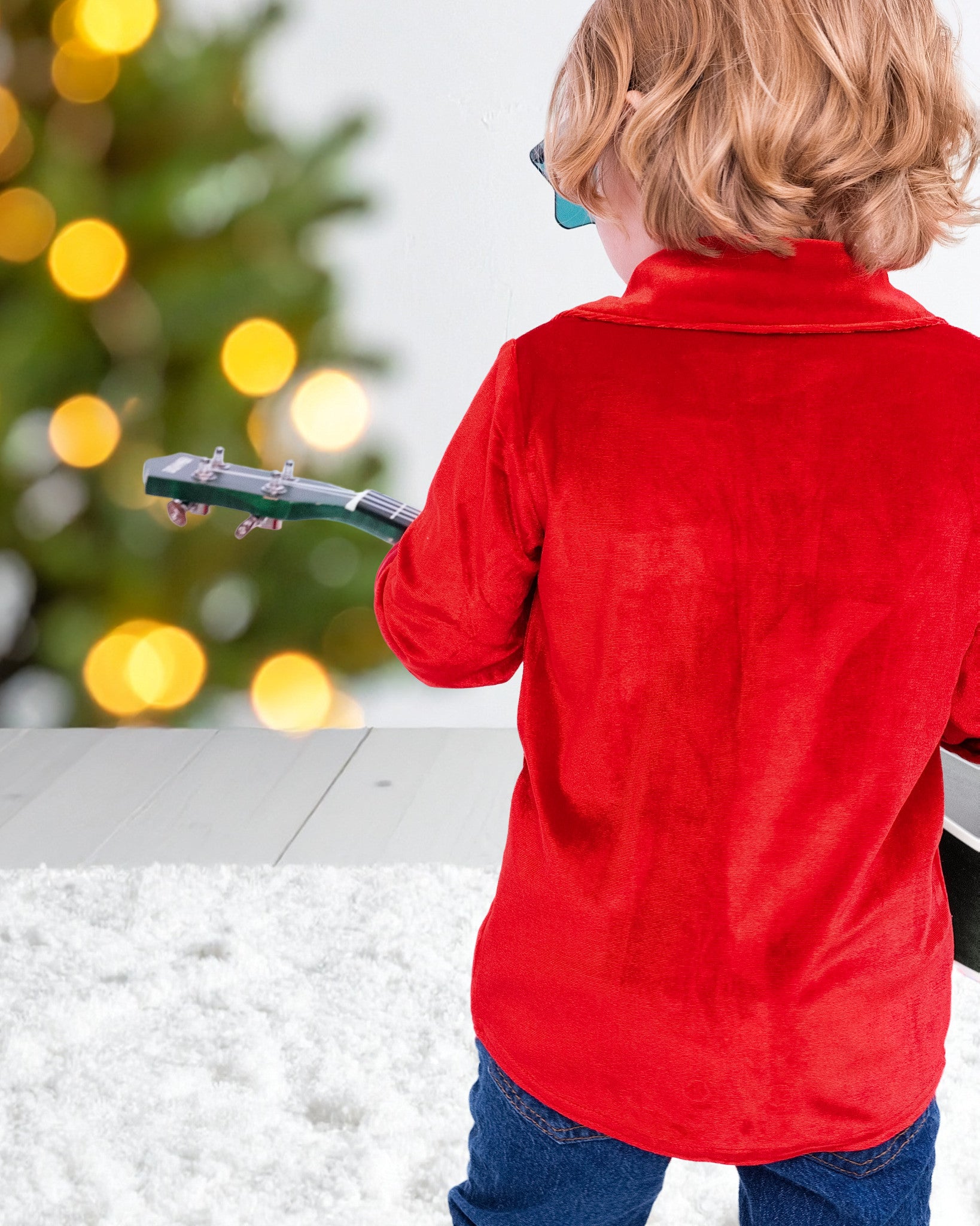 Festive Fairytale Crushed Velvet Shirt