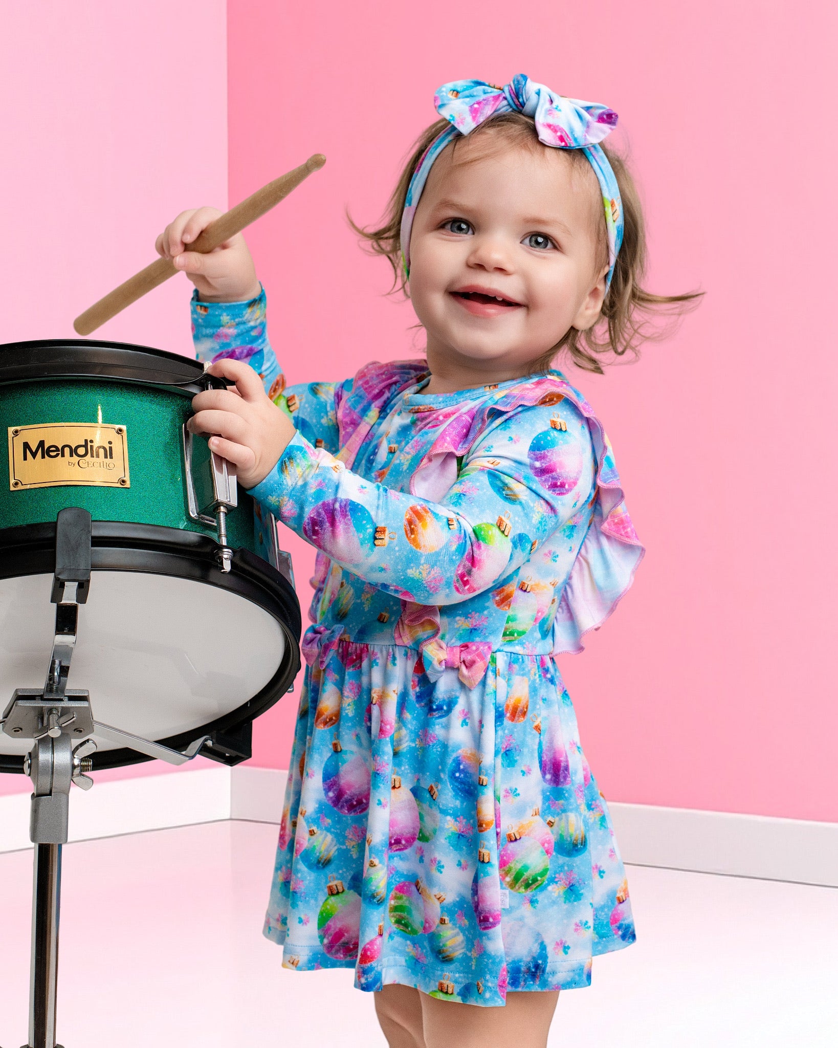 Ruffle Long Sleeve Twirl