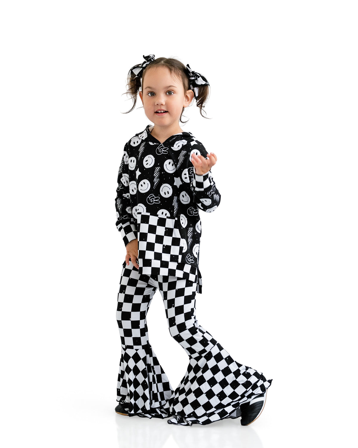 Double Ruffle Flare Leg