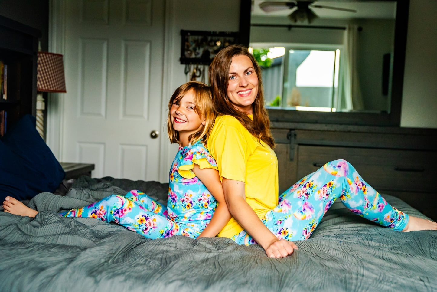 Flutter Sleeve PJs - Rainbow Daydreams