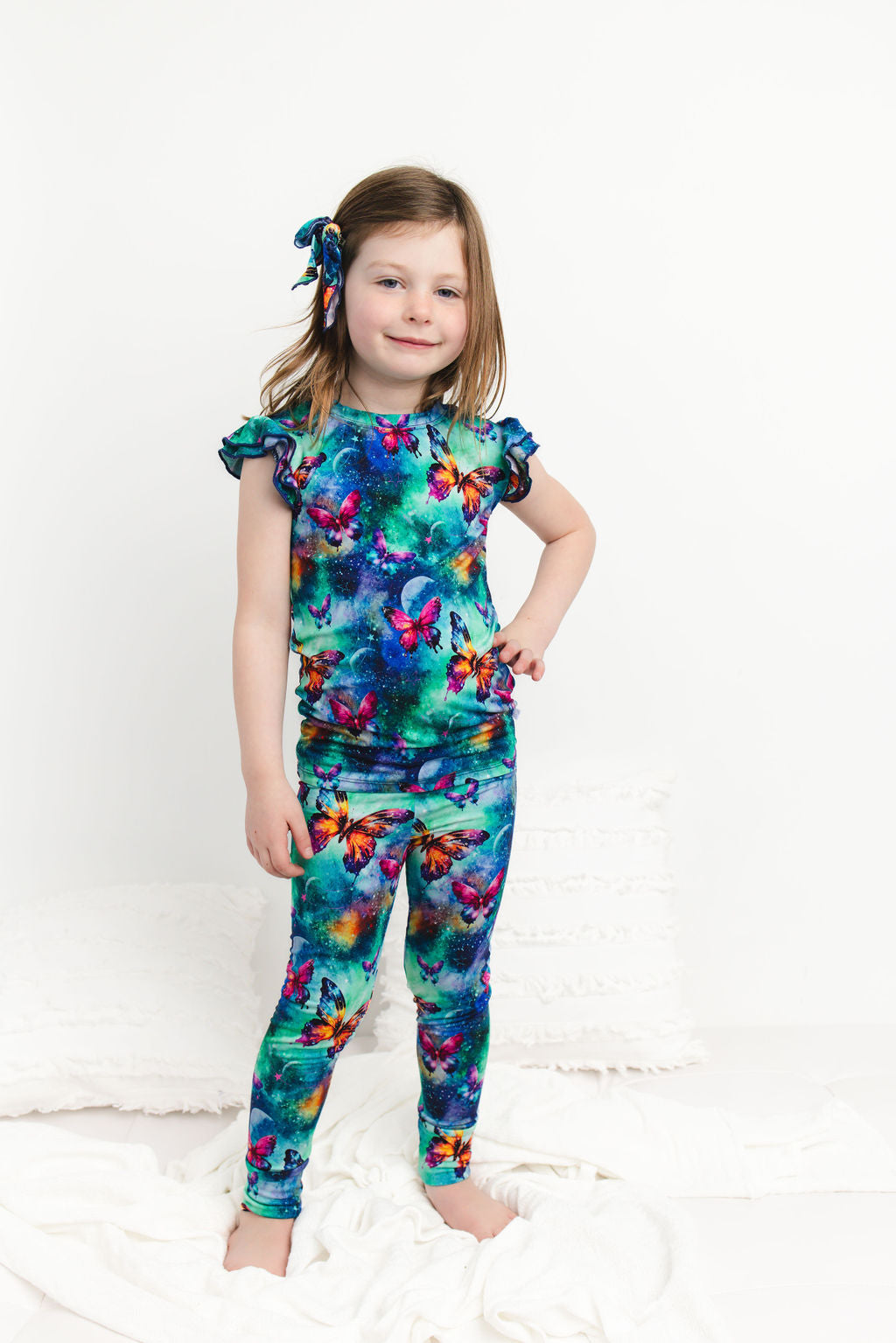 Flutter Sleeve PJs - Cosmic Flutters