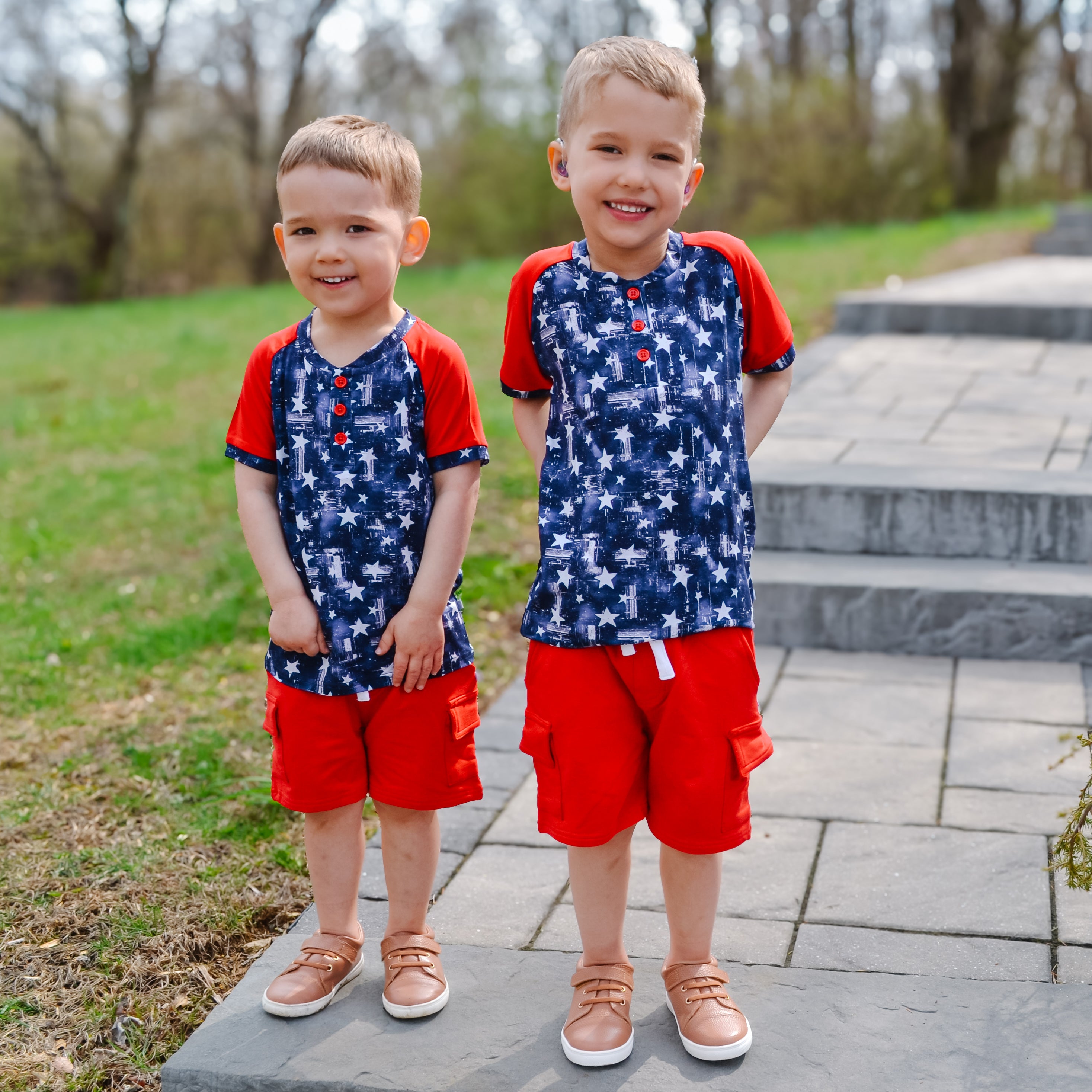 T-Shirt & Cargo Shorts Set