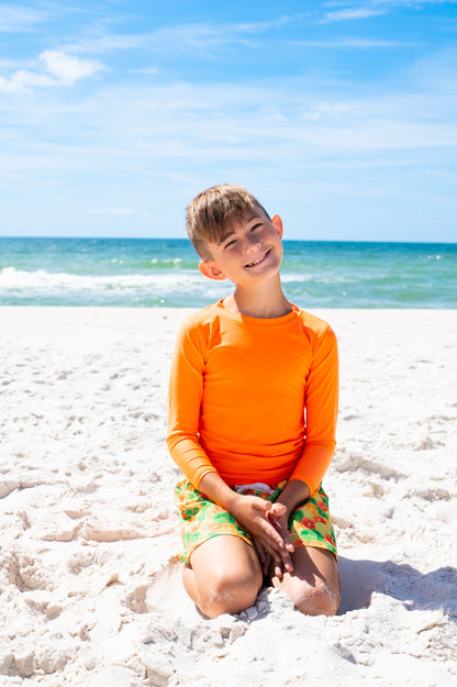 Rash-guard and Swim Trunks