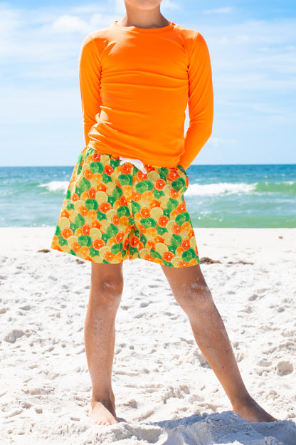 Rash-guard and Swim Trunks
