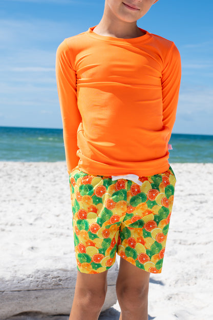 Rash-guard and Swim Trunks