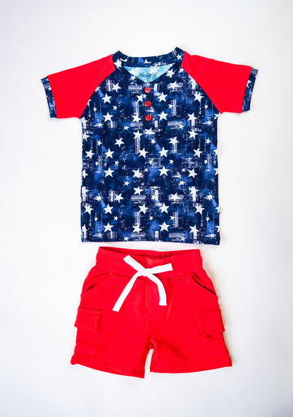 T-Shirt & Cargo Shorts Set