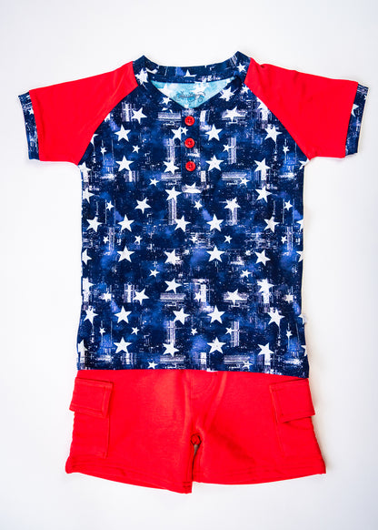 T-Shirt & Cargo Shorts Set
