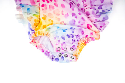 Ruffle Swim Suit with Bow