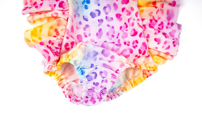 Ruffle Swim Suit with Bow