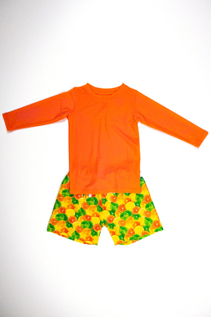 Rash-guard and Swim Trunks