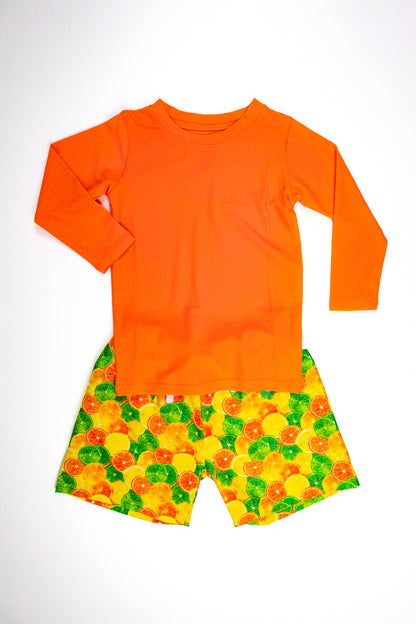 Rash-guard and Swim Trunks