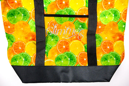Silly Citrus Insulated Cooler Bag