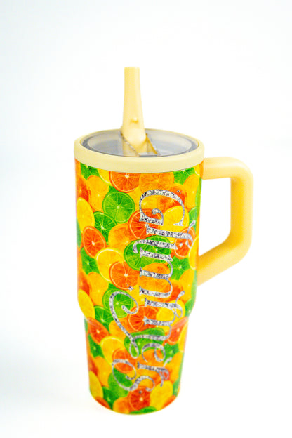 24 oz Stainless Steel Silly Citrus