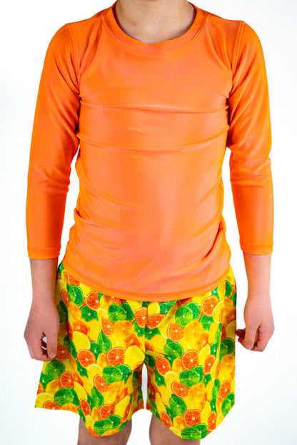 Rash-guard and Swim Trunks