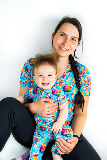 Short Sleeve Zip Romper