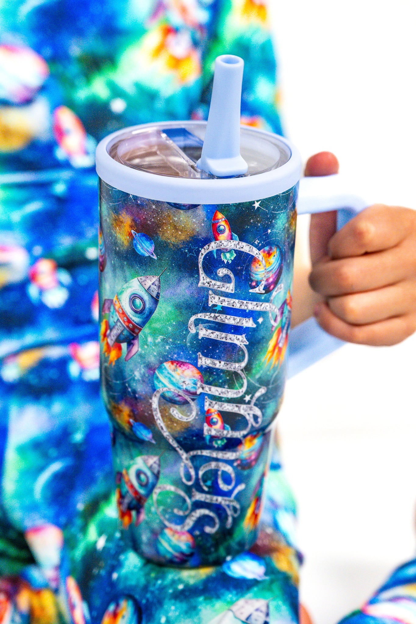 24 oz Stainless Steel Cosmic Flight Tumbler