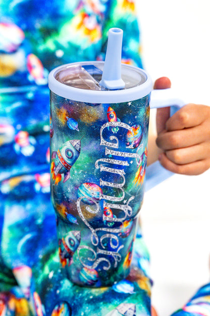 24 oz Stainless Steel Cosmic Flight Tumbler