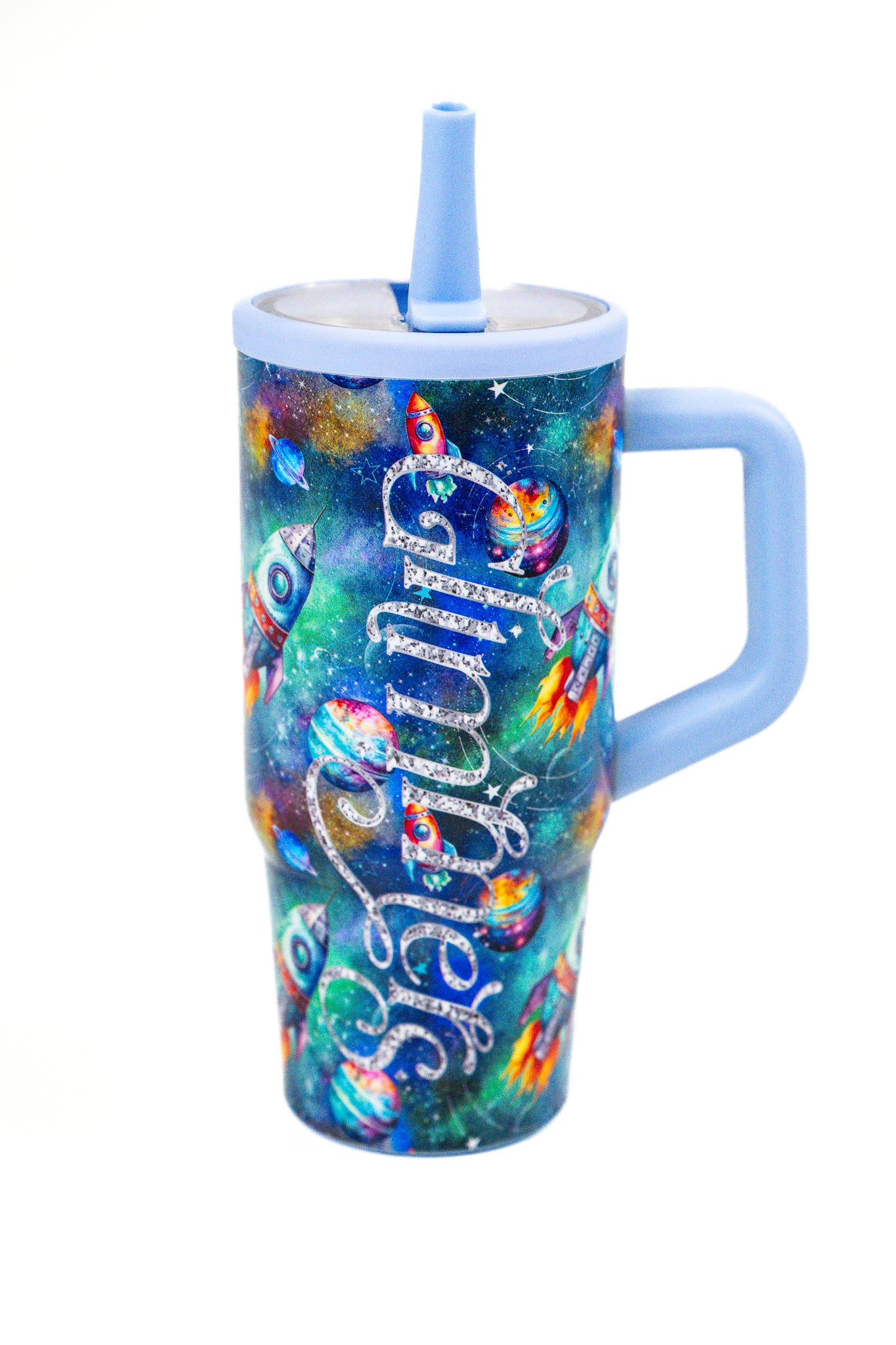 24 oz Stainless Steel Cosmic Flight Tumbler