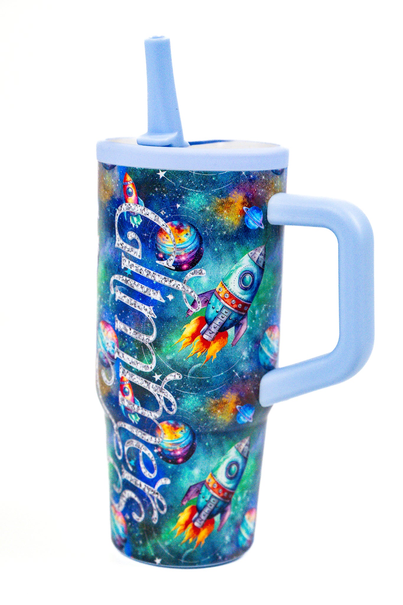 24 oz Stainless Steel Cosmic Flight Tumbler