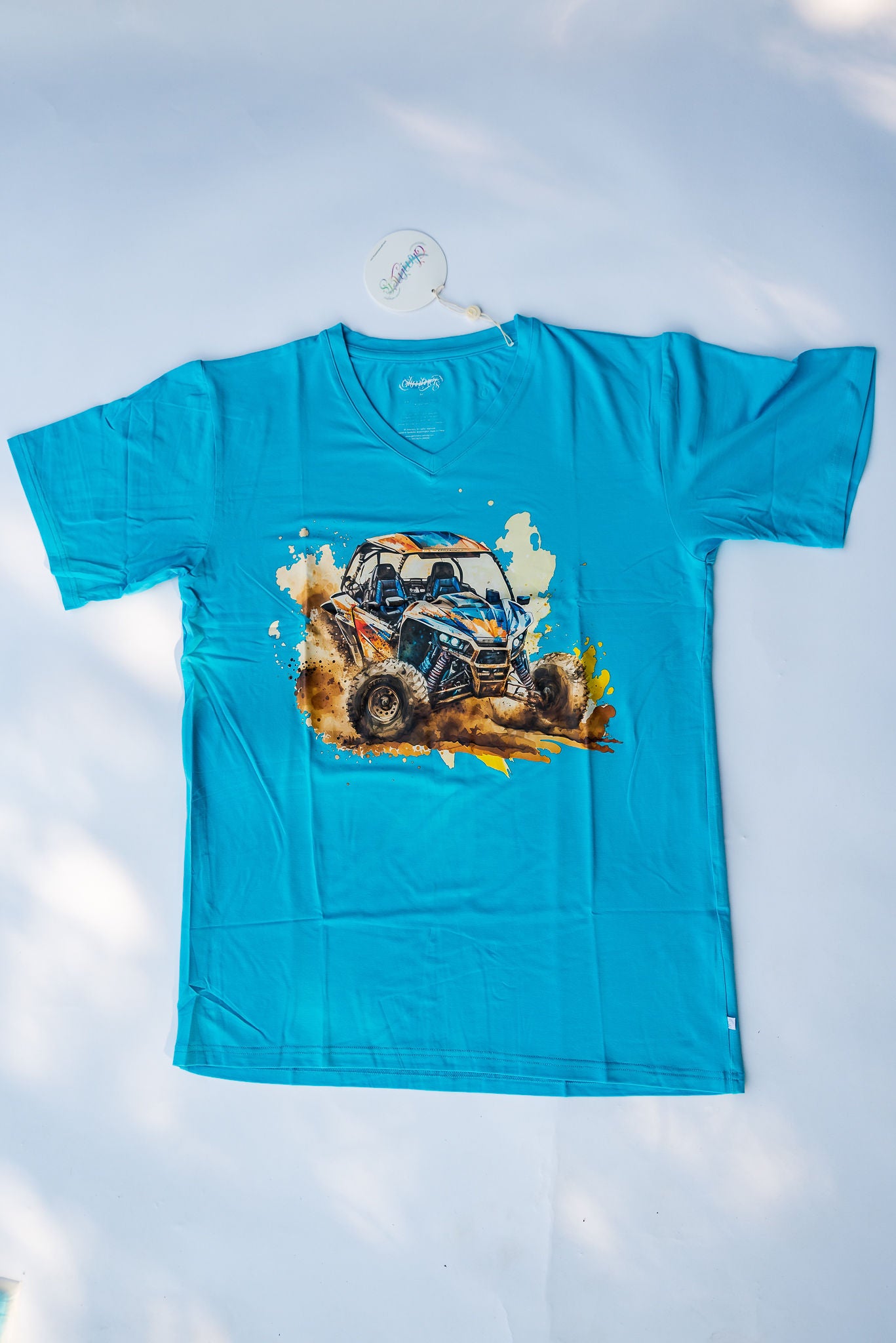 V-neck T-Shirt - Wheels n' Thrills