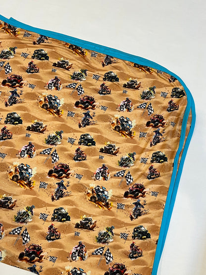 50"x50" 2-Layer Bamboo Blanket - Wheels n' Thrills