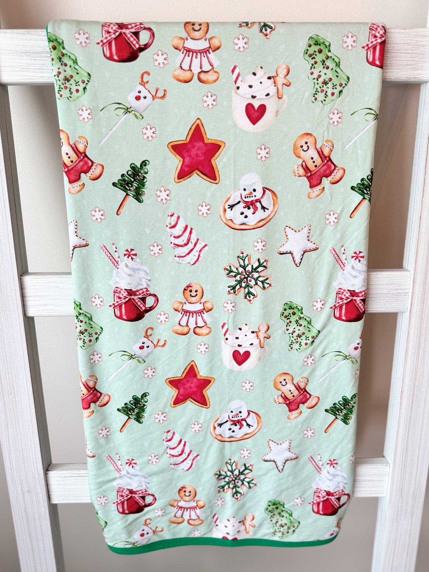 50"x50" 2-Layer Bamboo Blanket - Baking Spirits Bright