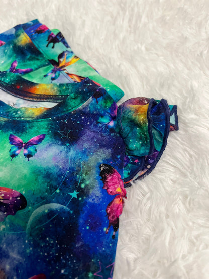 Flutter Sleeve PJs - Cosmic Flutters