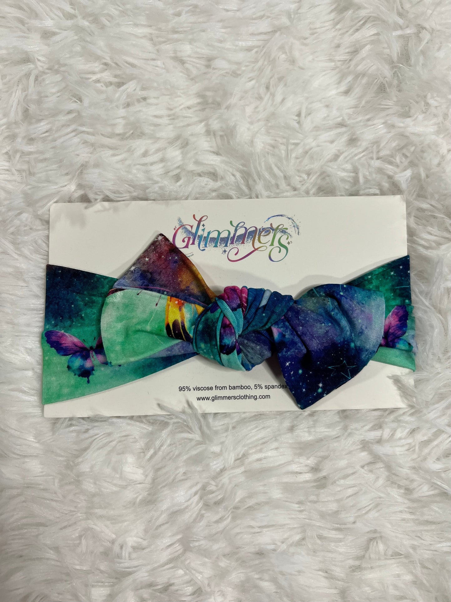 Headband with bow - Cosmic Flutters