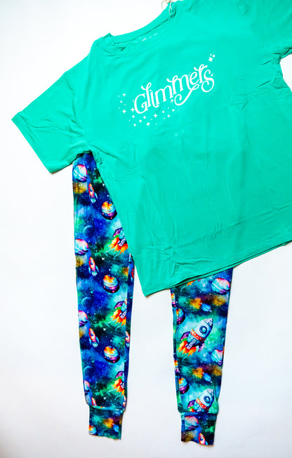 Glimmers PJ Pants - Cosmic Flight