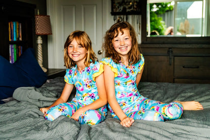 Flutter Sleeve PJs - Rainbow Daydreams